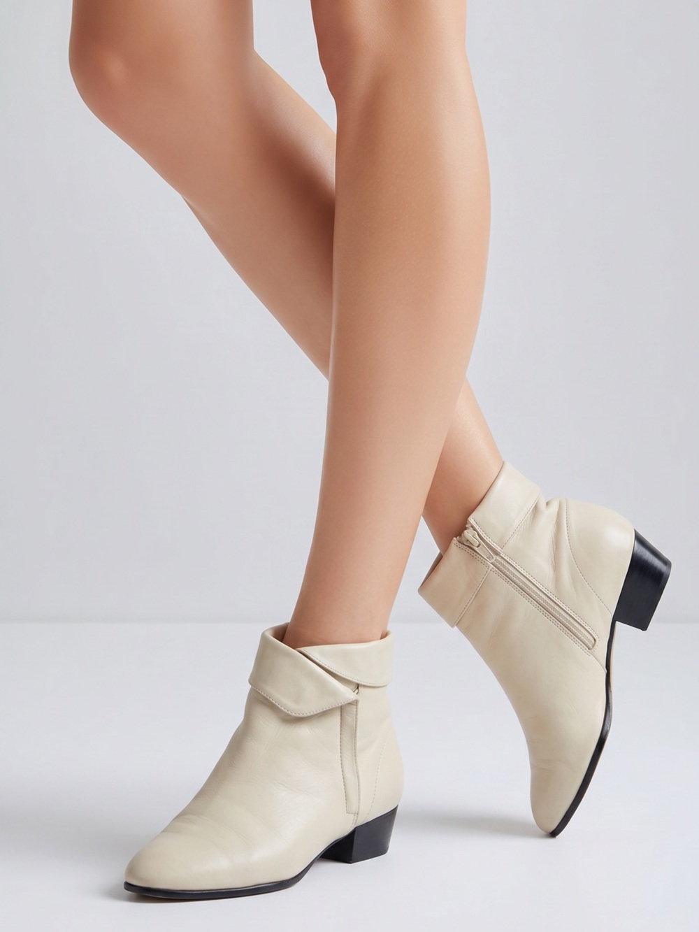 HUNT CLUB Cuffed Ankle Booties NWOT
